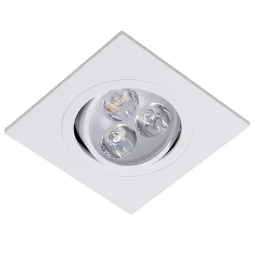 Kit 10 Spot LED 3w 3000k BQ Quadrado