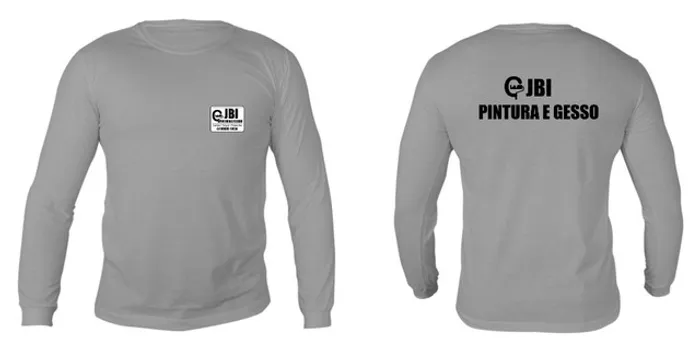Camisetas Trabalho Uniforme Manga Longa