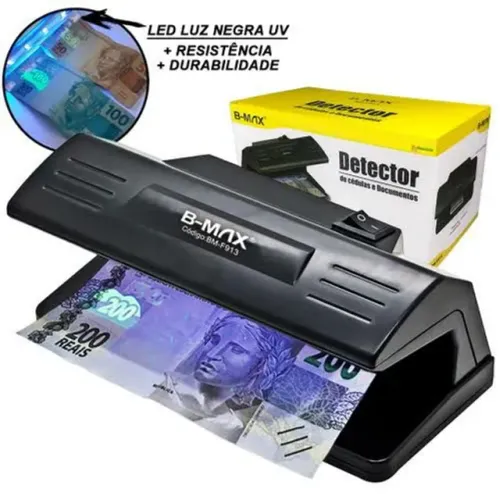Máquina Detector Dinheiro cédula dinheiro Luz Negra UV comércio