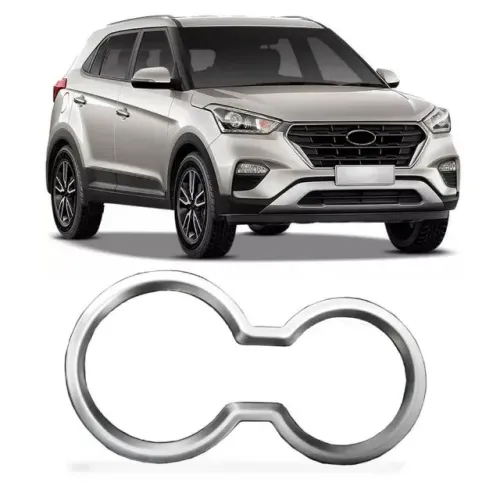 Apliques Cromados Hyundai Creta - Ap de braço / Cambio / Maçanetas / Pt Copos / Volante