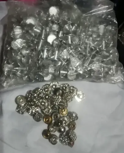 Rebite com prego para calça jeans 100uni