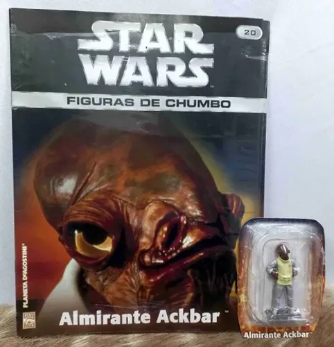 Coleção Star Wars Figuras De Chumbo Almirante Ackbar 20