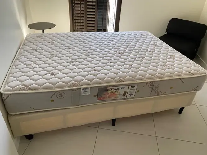 Cama Box + Colchão Castor Casal Hotel Collection