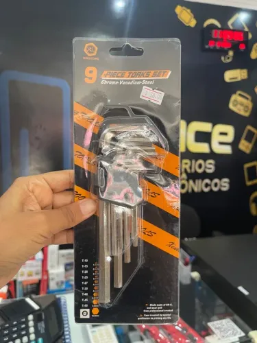 Kit Jogo De Chave L Allen Com 9 Peças Kit Completo