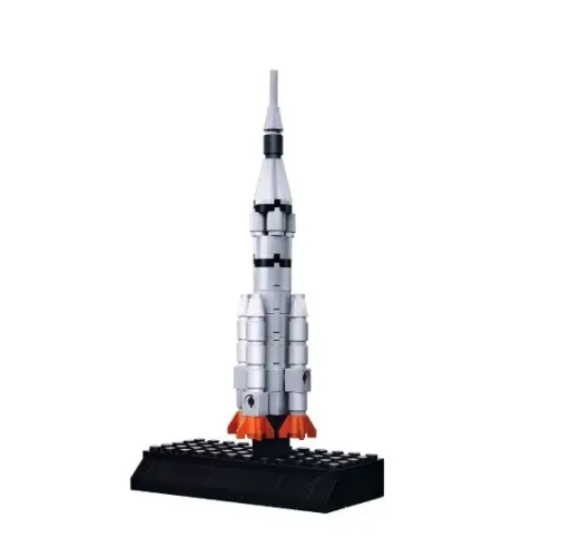 Blocos De Montar Mini Foguete Espacial