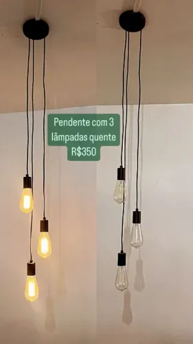 Pendente com lâmpadas (Luminária)