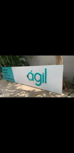 Placa em ACM para Loja