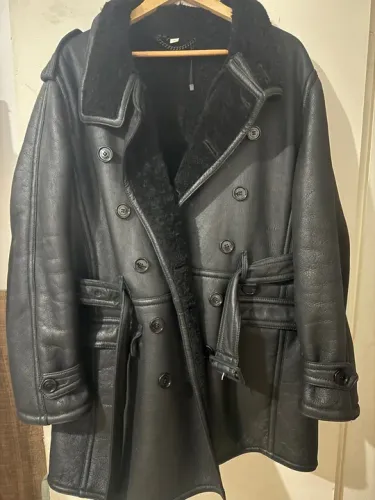 Casaco de couro Burberry