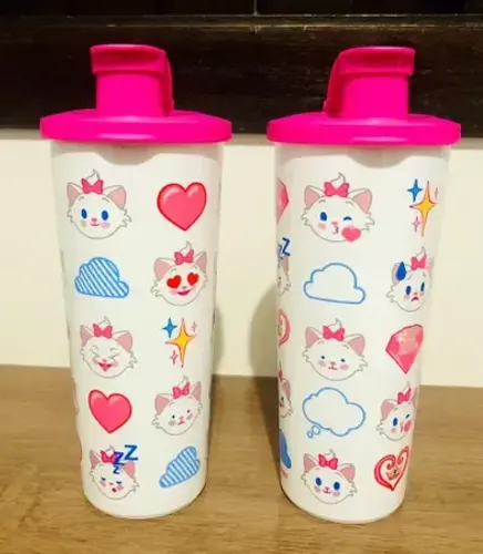 Tupperware Importada Copo Infantil 470ml Emojis Disney