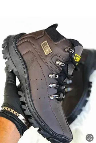 bota de couro cat work