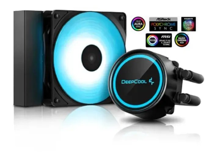 water cooler deepcool gammaxx l120 v2 pra processador intel e amd led rgb 