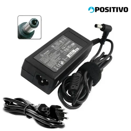 Carregador Para Notebook Positivo, 5.5 x 2.5mm, 19V 3.42A (Similar) em São Luís ma