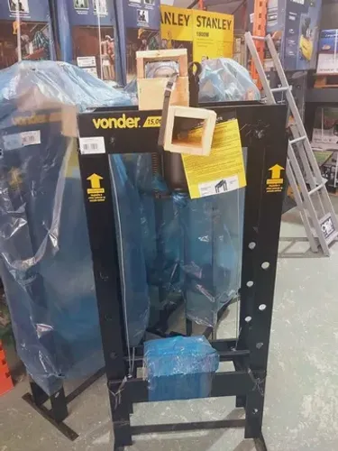 Prensa Hidráulica de 15 toneladas profissional Vonder (Nova)
