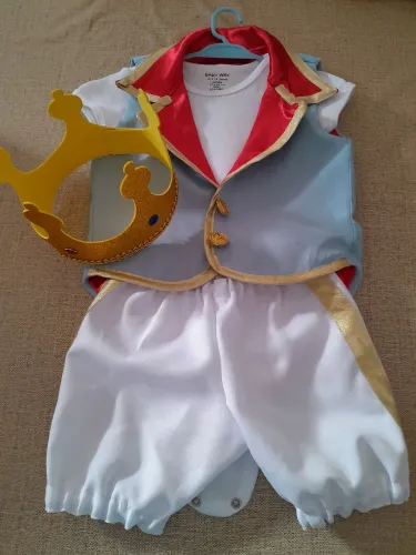 Fantasia Pequeno Príncipe Bebê - veste 1/2 anos 