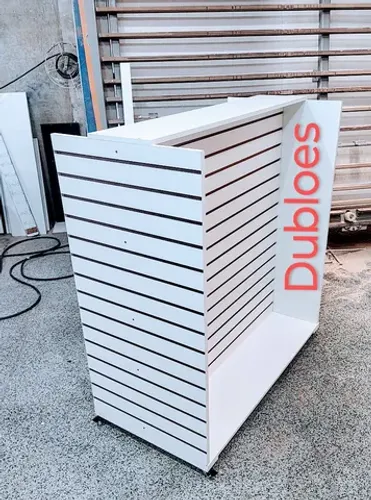 ""GÔNDOLA  MDF ((H)) canaletada 100% MDF frete grátis (ZL)