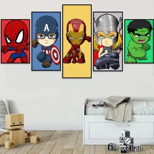 Quadros heróis ((Entrega grátis*))