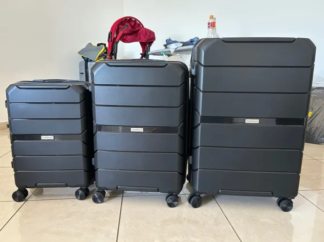 Jogo de 3 malas marca TravelHouse 