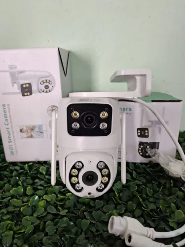 Câmera Wi-Fi 2 em 1 a prova d'água - Segurança para sua casa!