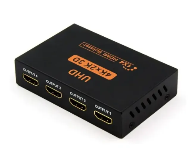 Splitter Distribuidor Divisor Hdmi 1E x 4S 4K 3D 3840P 
