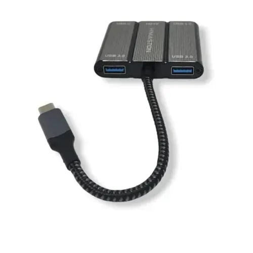0Adaptador 5 em 1 Type C Para Hdmi 3.0 Dock Station H'maston Zhq-03