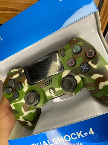 Controle de ps4 Verde camuflado