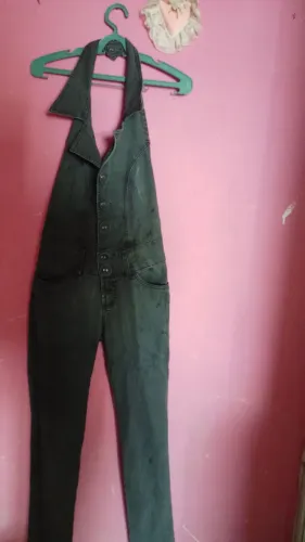 Macacão Jeans Feminino