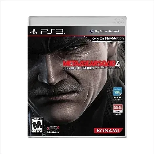 game ps3 metal gear solid 4 midia física