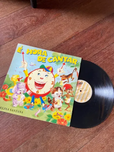 Disco de Vinil - É Hora de Cantar - Celina Santana