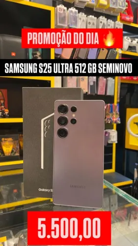 Oportunidade - S25 ULTRA 256GB - Seminovo - Loja fisica - Nota fiscal - Garantia