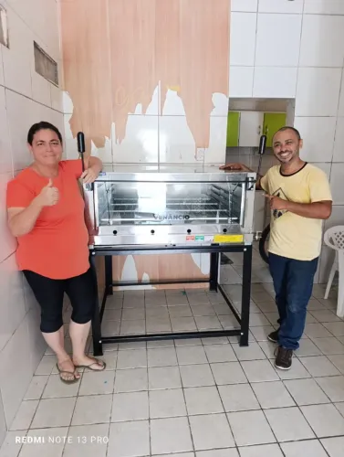 FORNO INDUSTRIAL A GÁS INOX ROMA FIRI 1.10 CM VENÂNCIO