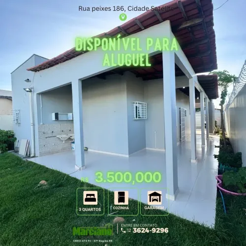 Aluga casa no bairro cidade satélite