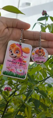 Kit Tags escolar em MDF personalizada