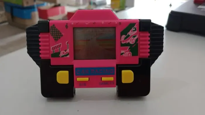 Mini Game Car Racing Anos 90 Rosa (Usado)