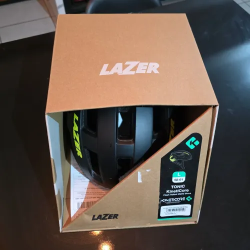 Capacete Lazer Tonic KinetiCore - Flash Yellow Tamanho G