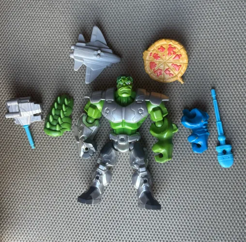 Hulk Super Hero Mashers Com Acessórios - Original
