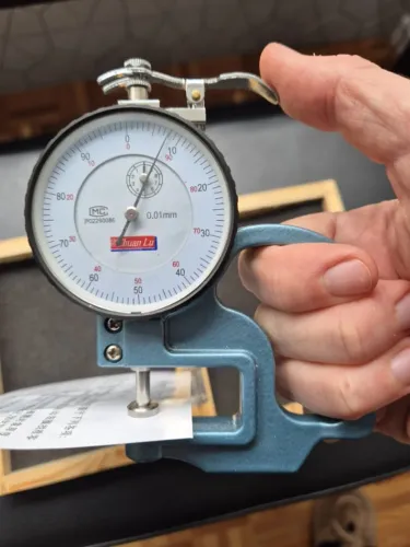 medidor de espessura 0,01 a 10 mm analógico