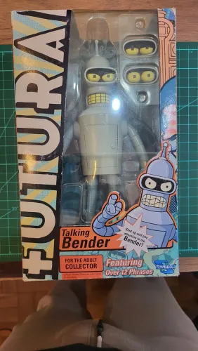 Action Figure Talking Bender Futurama 9" - Toynami - NOVO LACRADO!