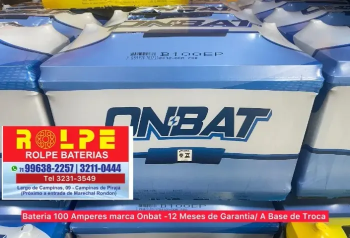 Bateria Automotiva 100AMP \Onbat 