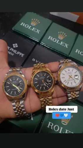 Relógio date Just várias cores