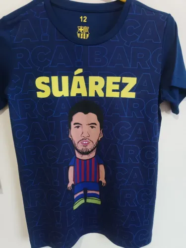Camiseta Infantil Barcelona Suárez