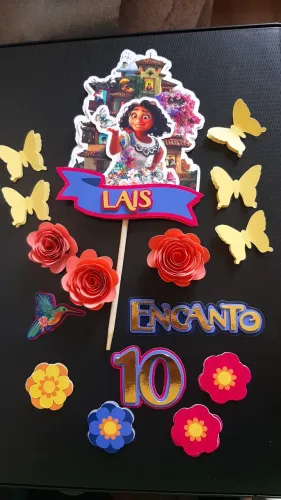 Topo de bolo Personalizado 