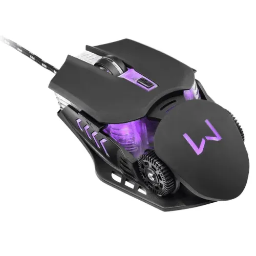 Mouse Gamer Warrior Keon 3.200 DPI Preto MO267 Novo