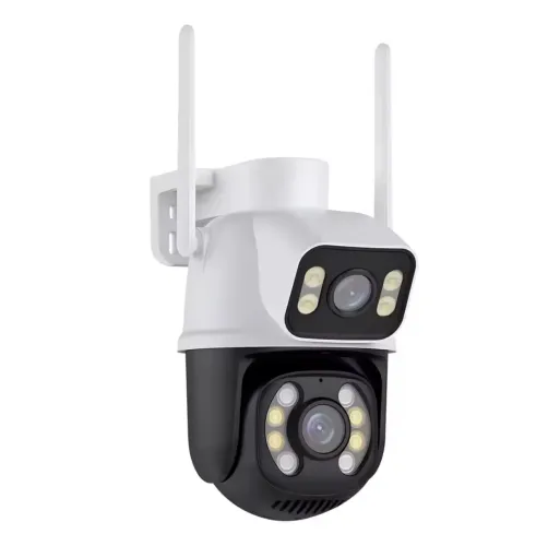 Câmera de Segurança Externa Icsee 3MP+3MP à prova d?água 
