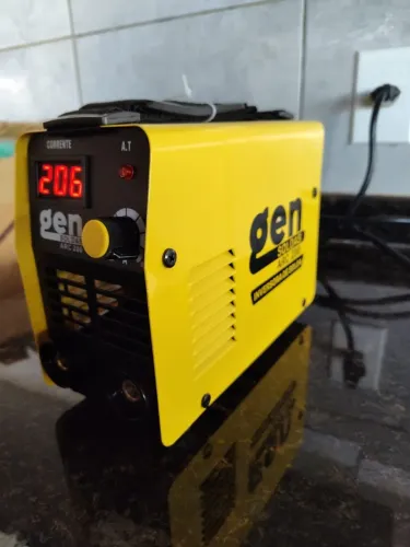 Máquina Inversora Solda Top Arc 200a Gen Cor Amarelo Frequência 50/60Hz