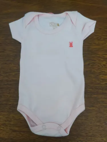 Body Curto Recém-nascido Rosa Da Kiko Baby