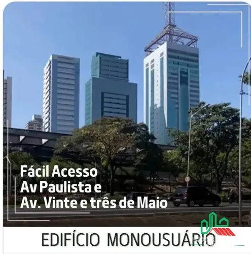 EDIFÍCIO COM 20.379,70M2 NOVO-LAJES 214,00M2 Á 431,00M2 7 CENTRAL LIBERDADE