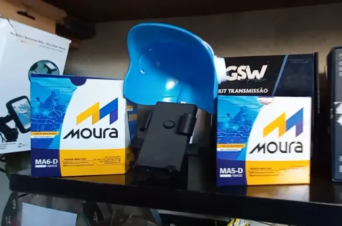 Bateria Moura 5ah 12v moto titan ybr biz $180