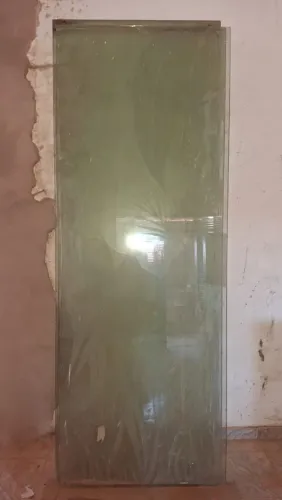 Porta de vidro para jardim de inverno/grande