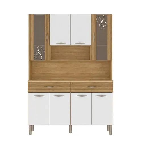 KIT COZINHA GOLDEN 8P C/VIDRO 100%MDF R$499,90 PAGA SOMENTE NA ENTREGA PARCELA EM ATÉ 12X