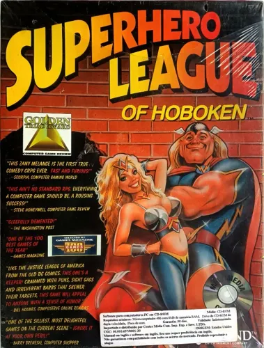 cd de jogo superhero league of hoboken premiado lacrado 106cx